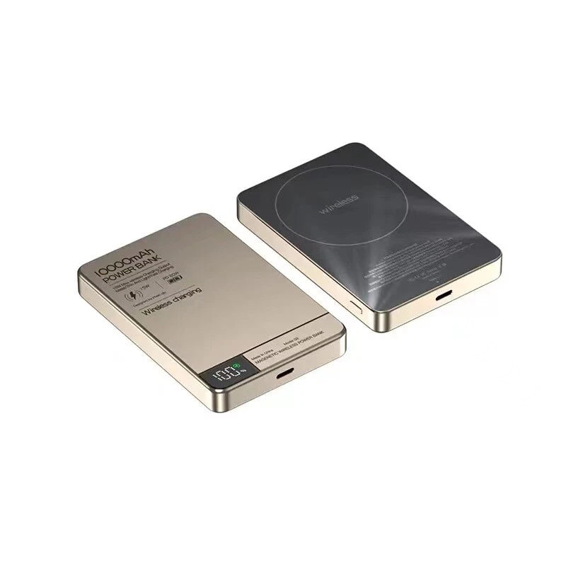 10000mAh Mini Power Bank Magnetic Wireless PD20W Fast Charging External Battery