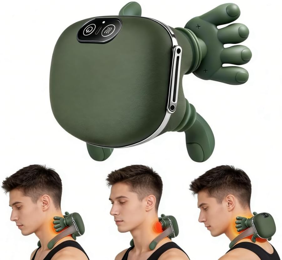 4D Green Neck & Shoulder Heat Massager