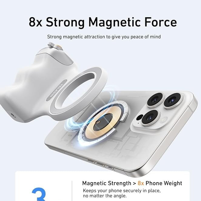 TELESIN Magnetic Phone Camera Grip