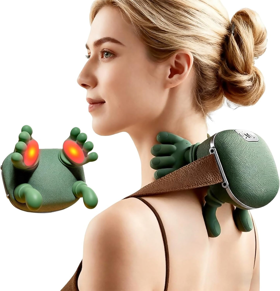 4D Green Neck & Shoulder Heat Massager