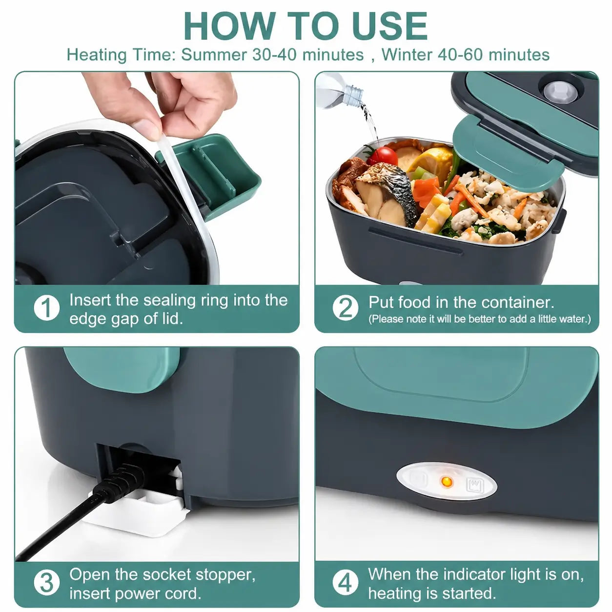 Electric Lunch Box Food Warmer
