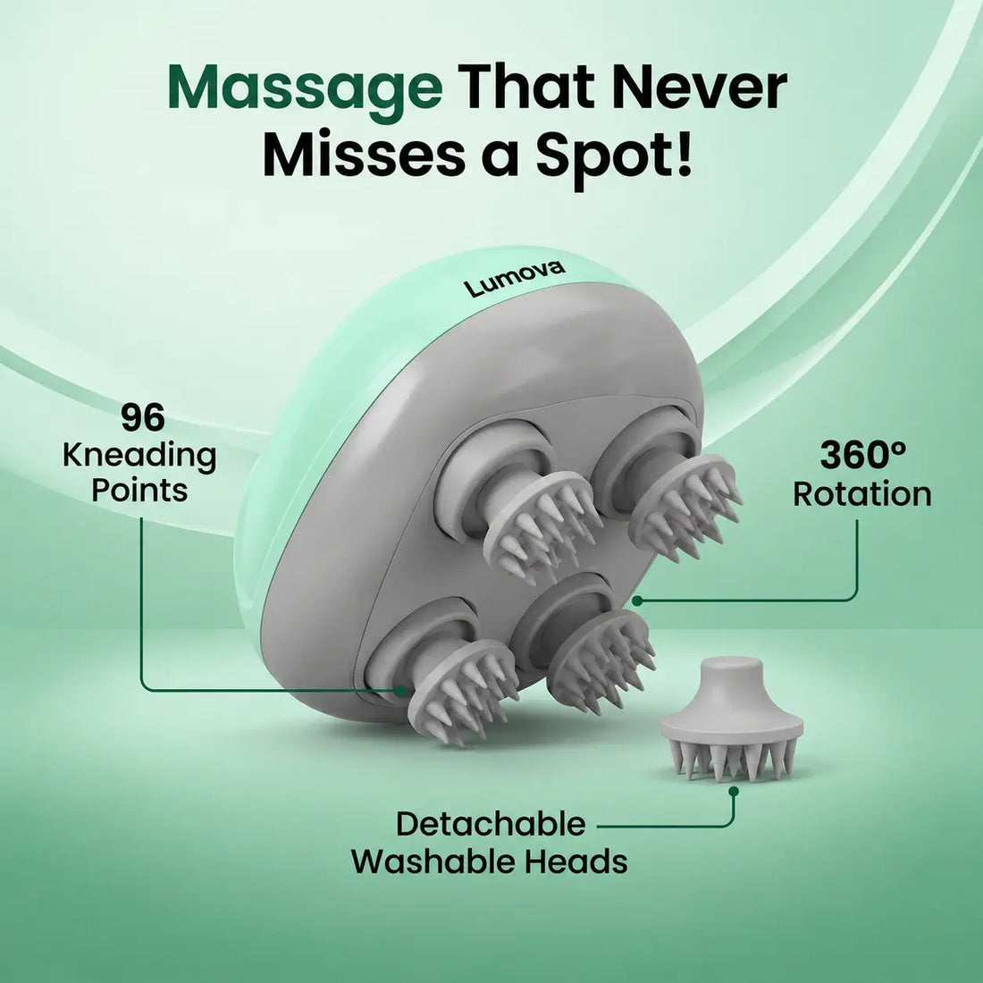 4-Heads Electric Scalp Massager