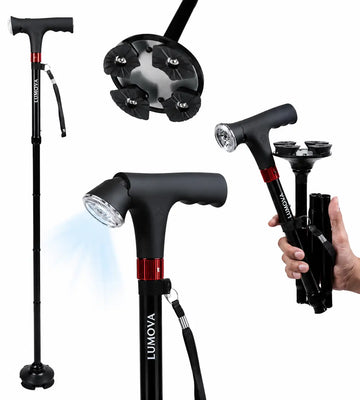 Pivot Walking Stick with Led Light