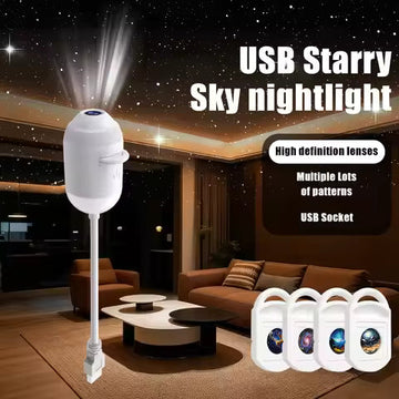 USB Starry Sky Light Projector
